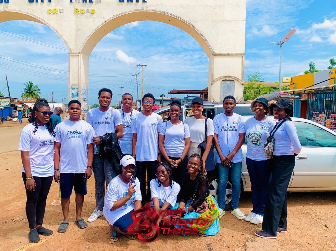 A Group photo of the Leaders of the prayer walk
